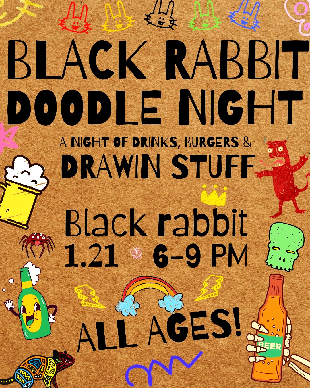 Black Rabbit Doodle Night - Reno's Hometown Post